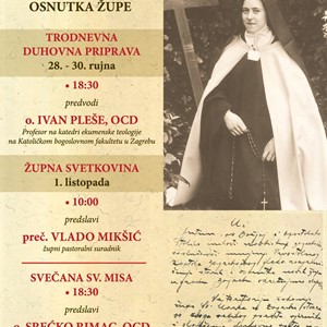 Proslava župne svetkovine sv. Terezije od Djeteta Isusa